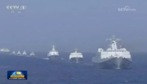 南海阅兵视频,中国海军力量壮美亮相，展现新时代强军风采”